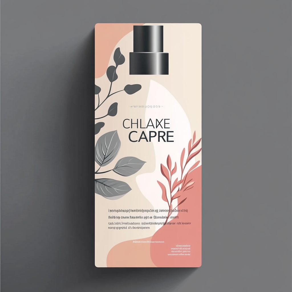 Hair care product banner with modern design and branding.