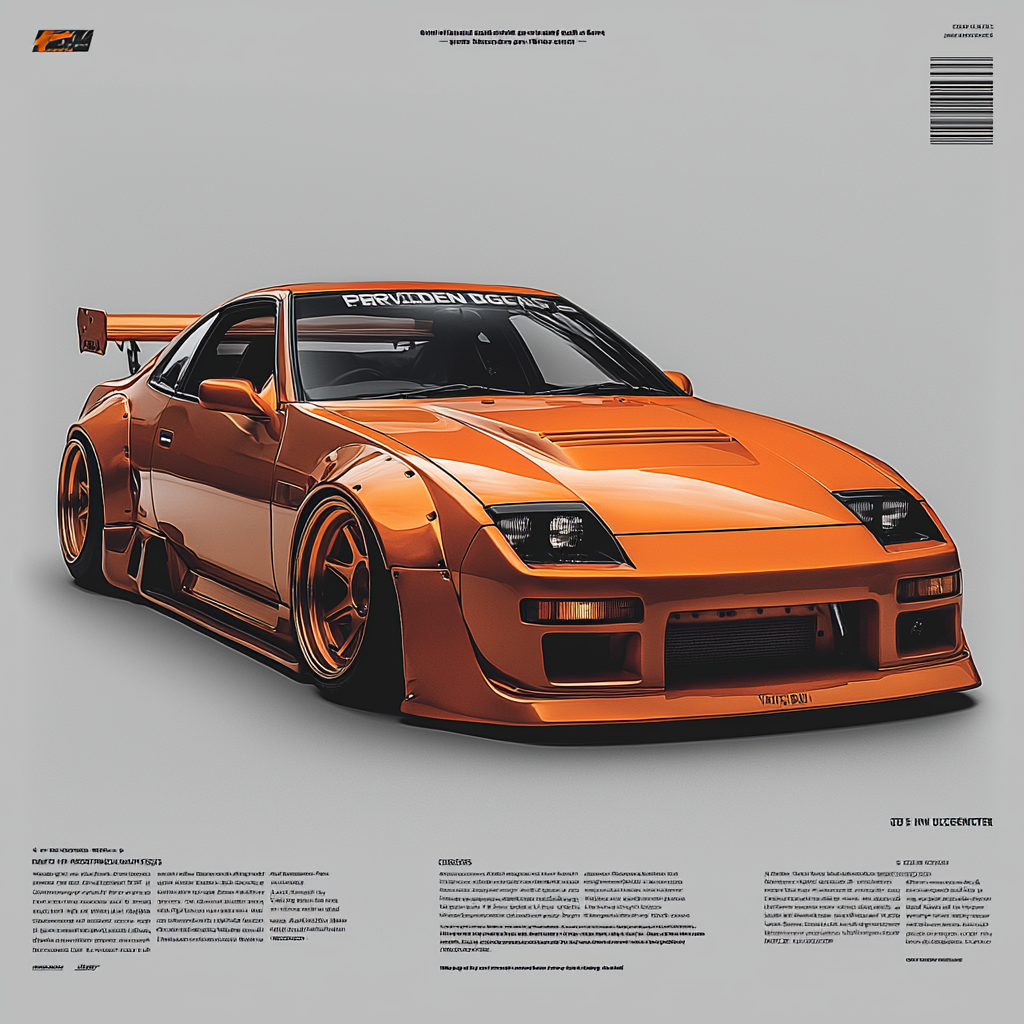 Street Racer Tuner Magazine Cover with Nissan 300ZX.