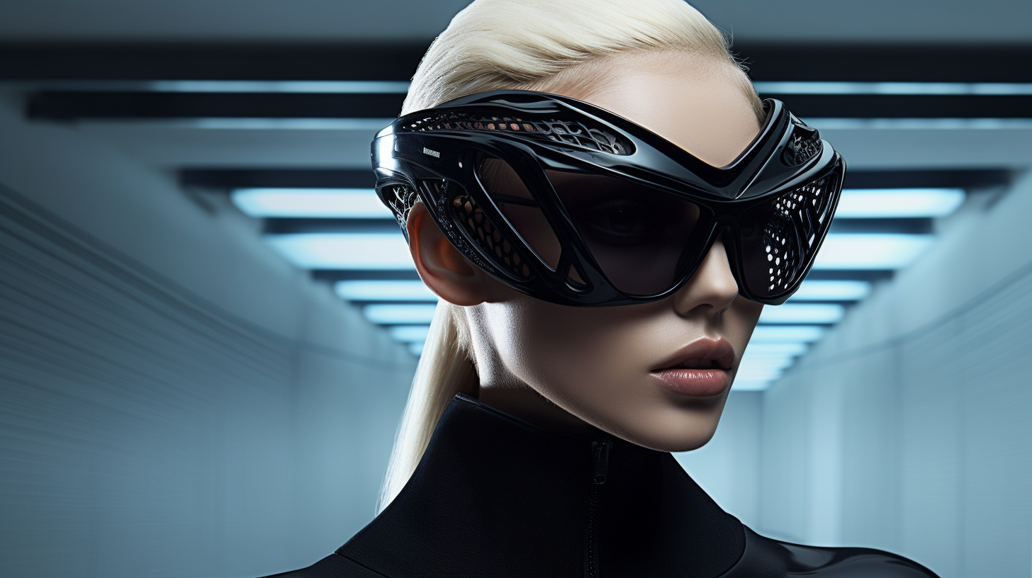 Futuristic sunglasses design