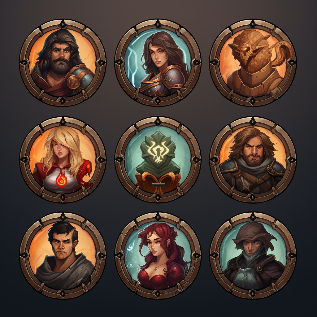 4. Player Icons for D&D Game