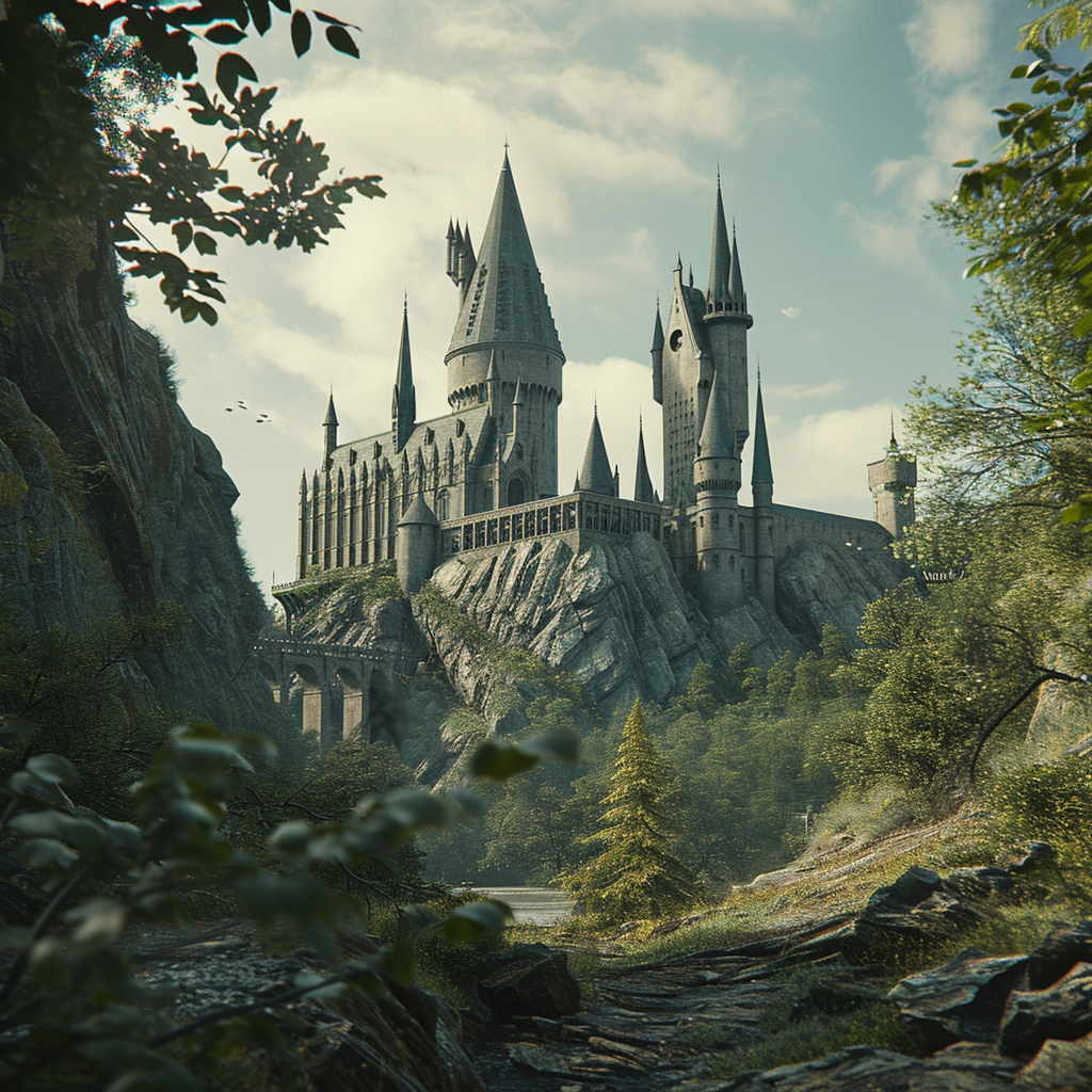 4. Image depicting the mission to rebuild Hogwarts