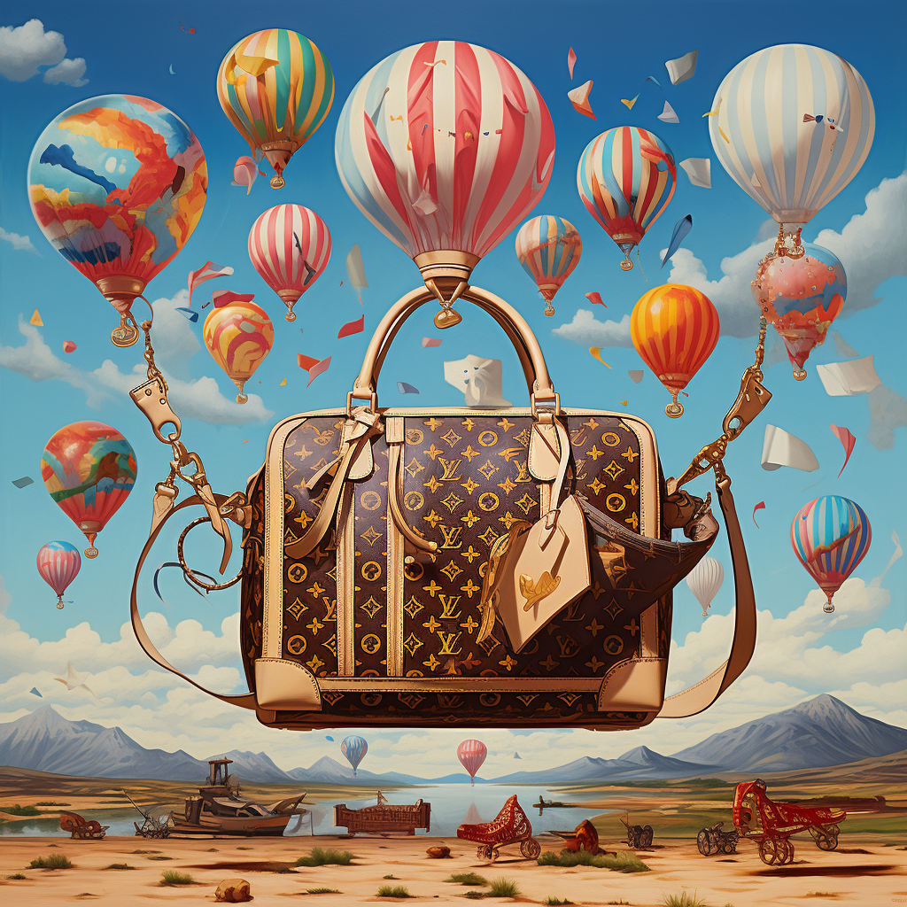 4. Fashionable Louis Vuitton art print