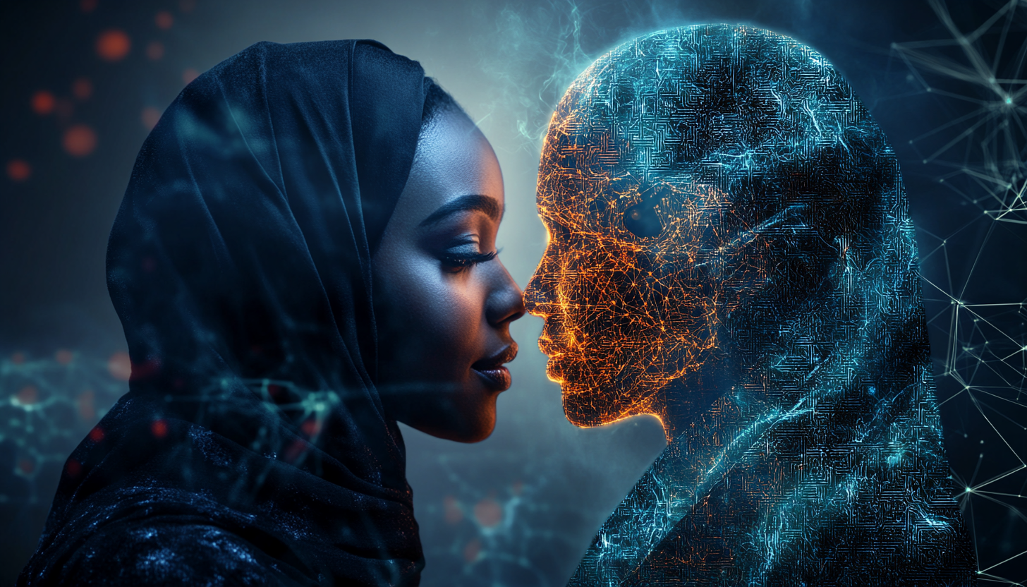 AI enhancing relationships for black and brown Muslim couples.