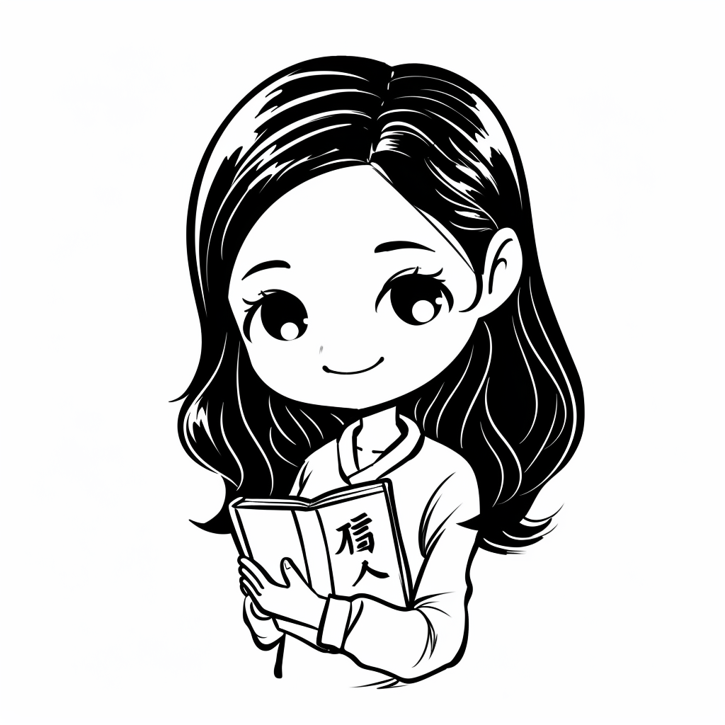 Adorable, smiling teacher with book in hand.