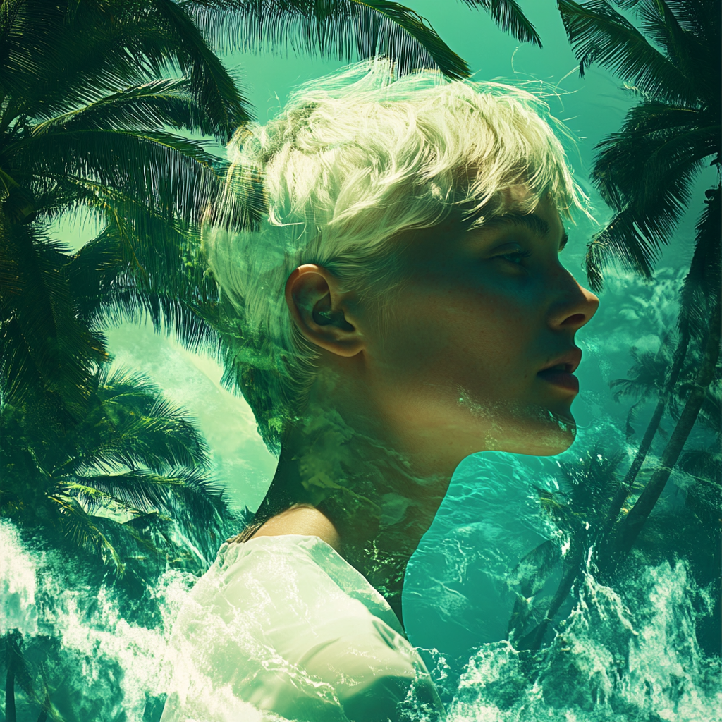 Blonde Person in Surreal Sea-Jungle Profile Picture