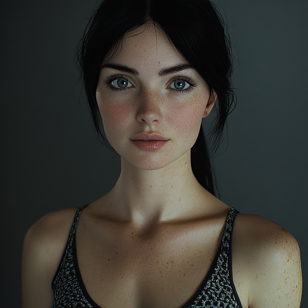 Confident 28-Year-Old Woman in Ultra-HD Portrait