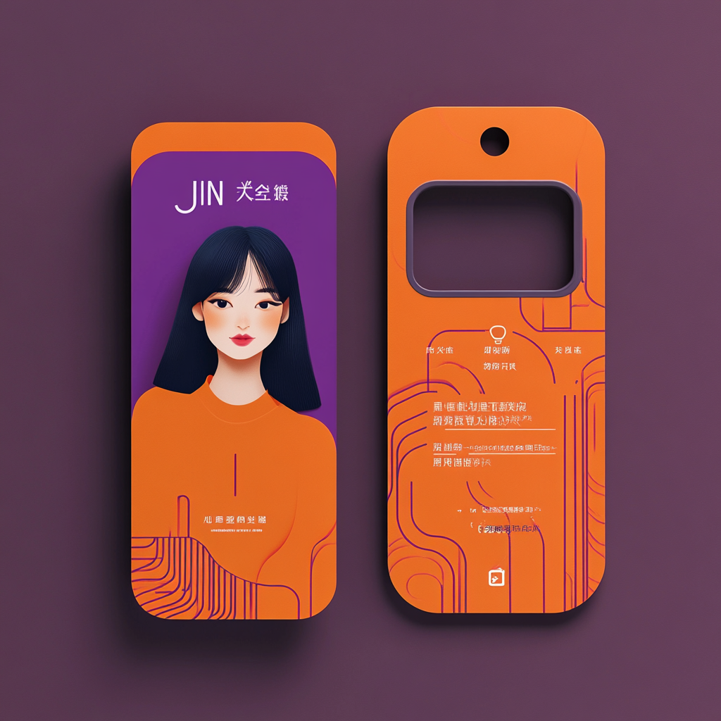 JIN KART Public Transportation Card Design Mardin Women