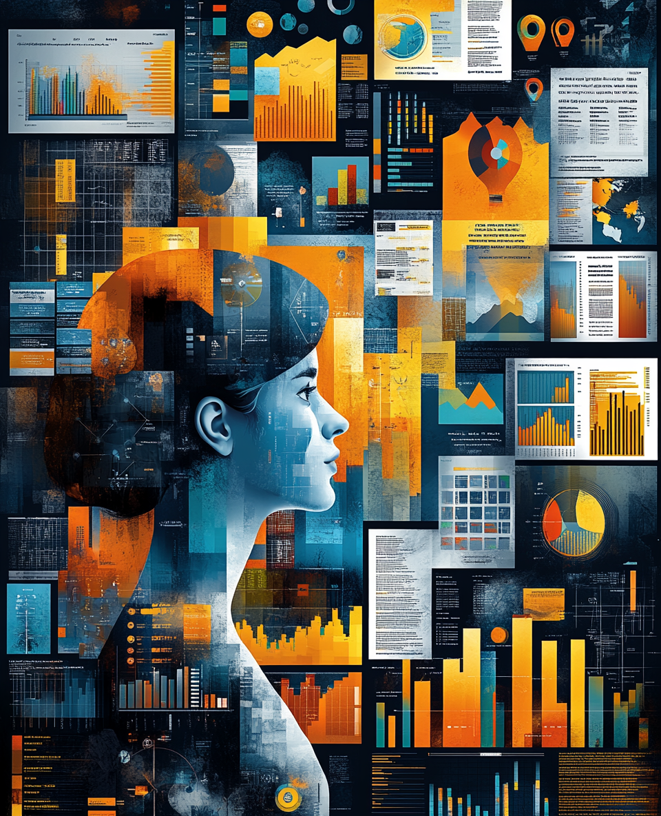 Modern portfolio strategies, graphs, financial symbols, ESG benefits highlighted.