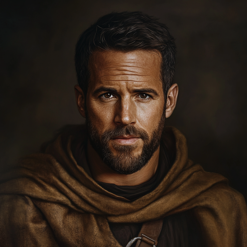 Ryan Reynolds portraying a humble monk in Dungeons and Dragons.