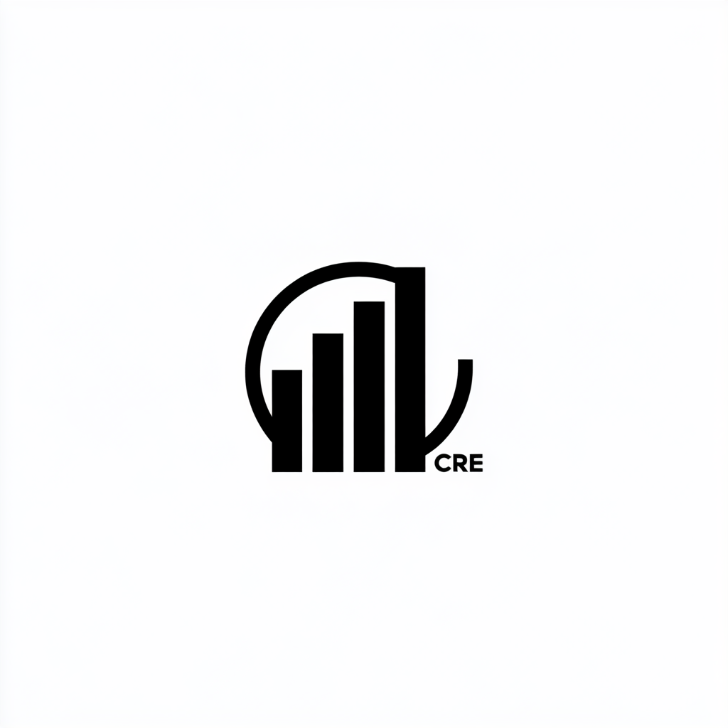 Sleek, bold, clean logo for ' DanO CRE ' Company.