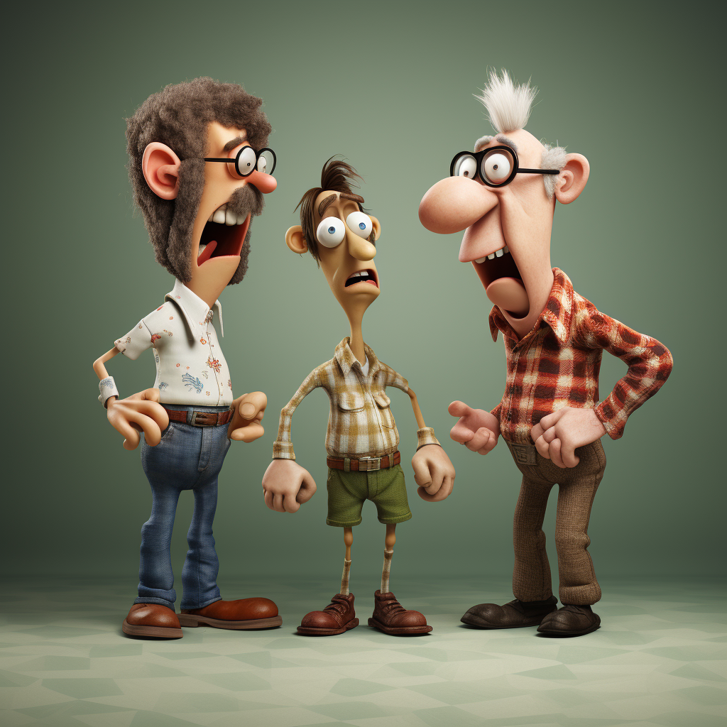 Three Aardman Animation style characters convincing  ?