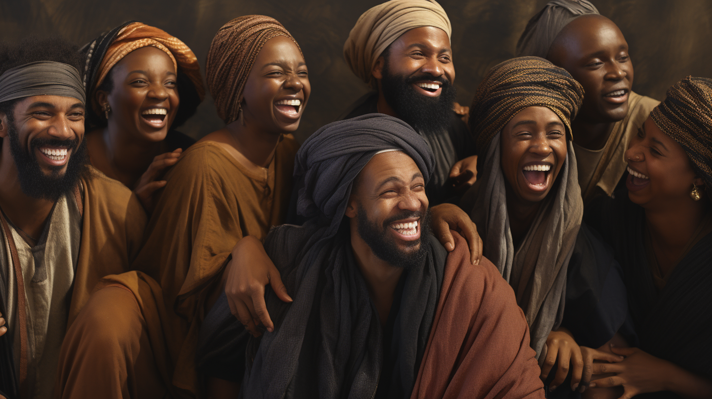 African American Group Laughing Photo