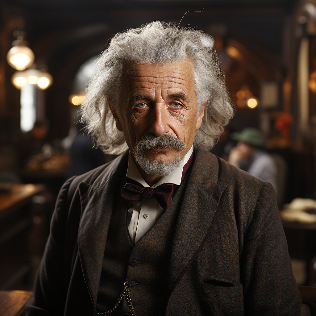 Albert Einstein portrait by Hasselblad