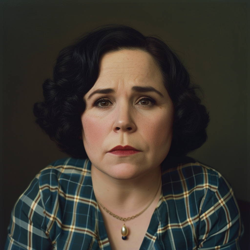 Portrait of Alex Borstein in Vintage Style