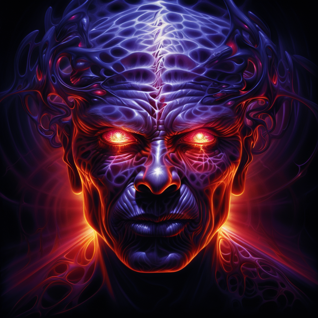 Abstract art by Alex Grey