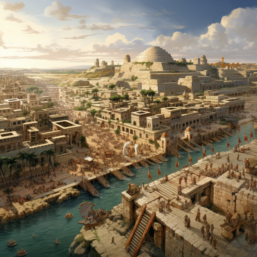 Historical urban dwellings in ancient civilization