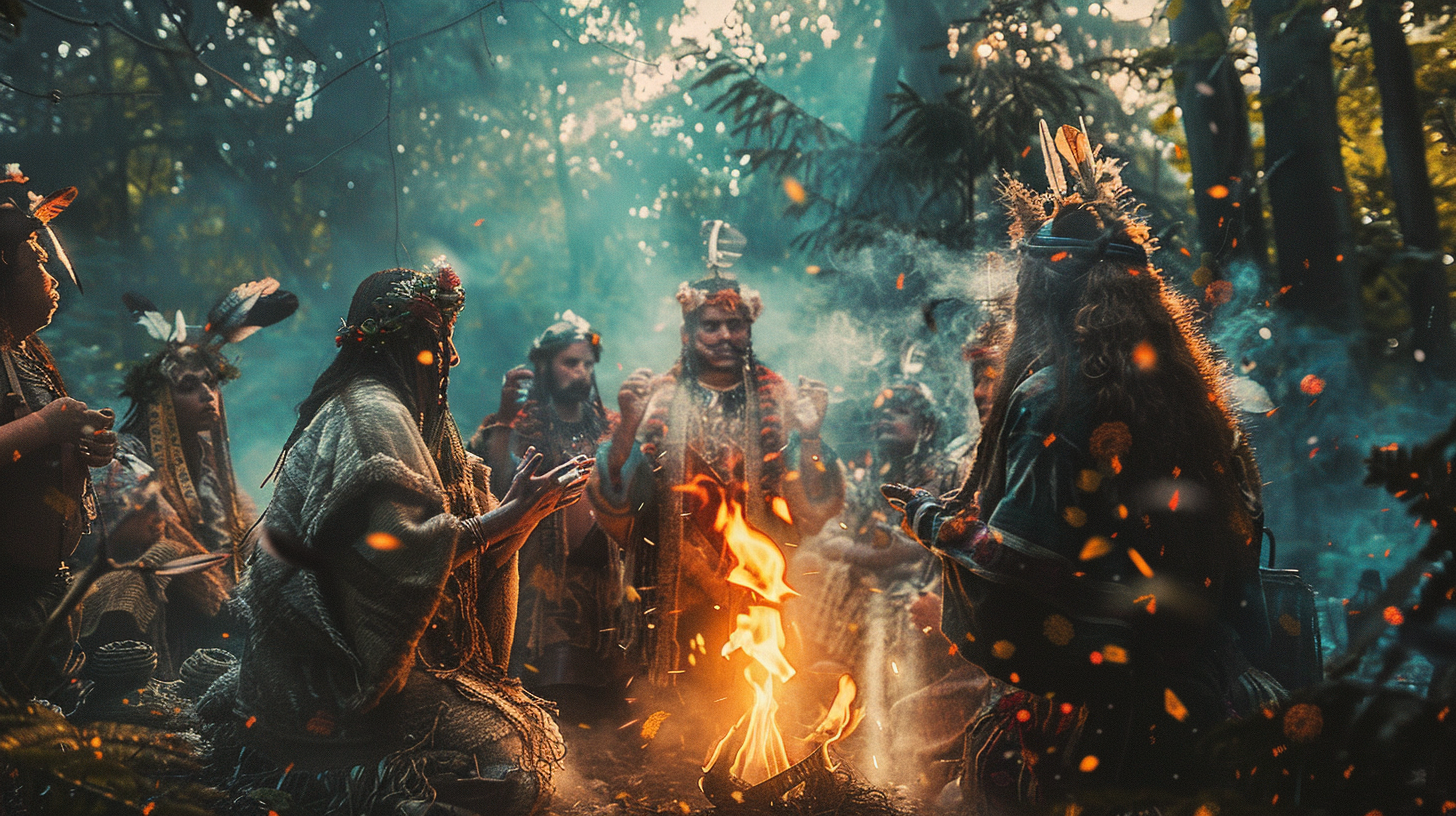 Shamanic Ritual in Ancient Tribe