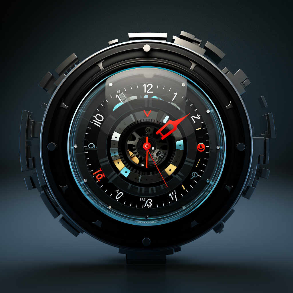 3D CGI Android clock widget