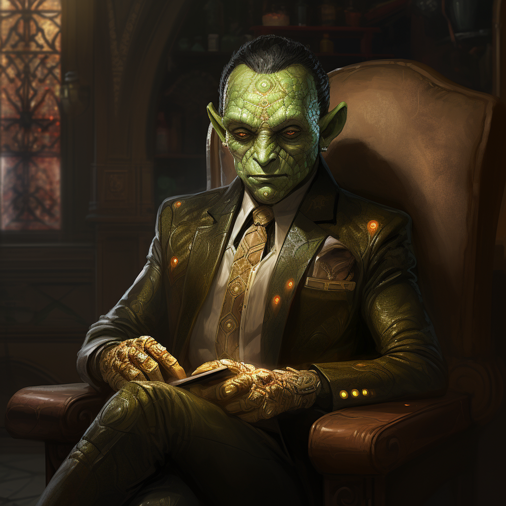 Android Halfling Mobster Portrait