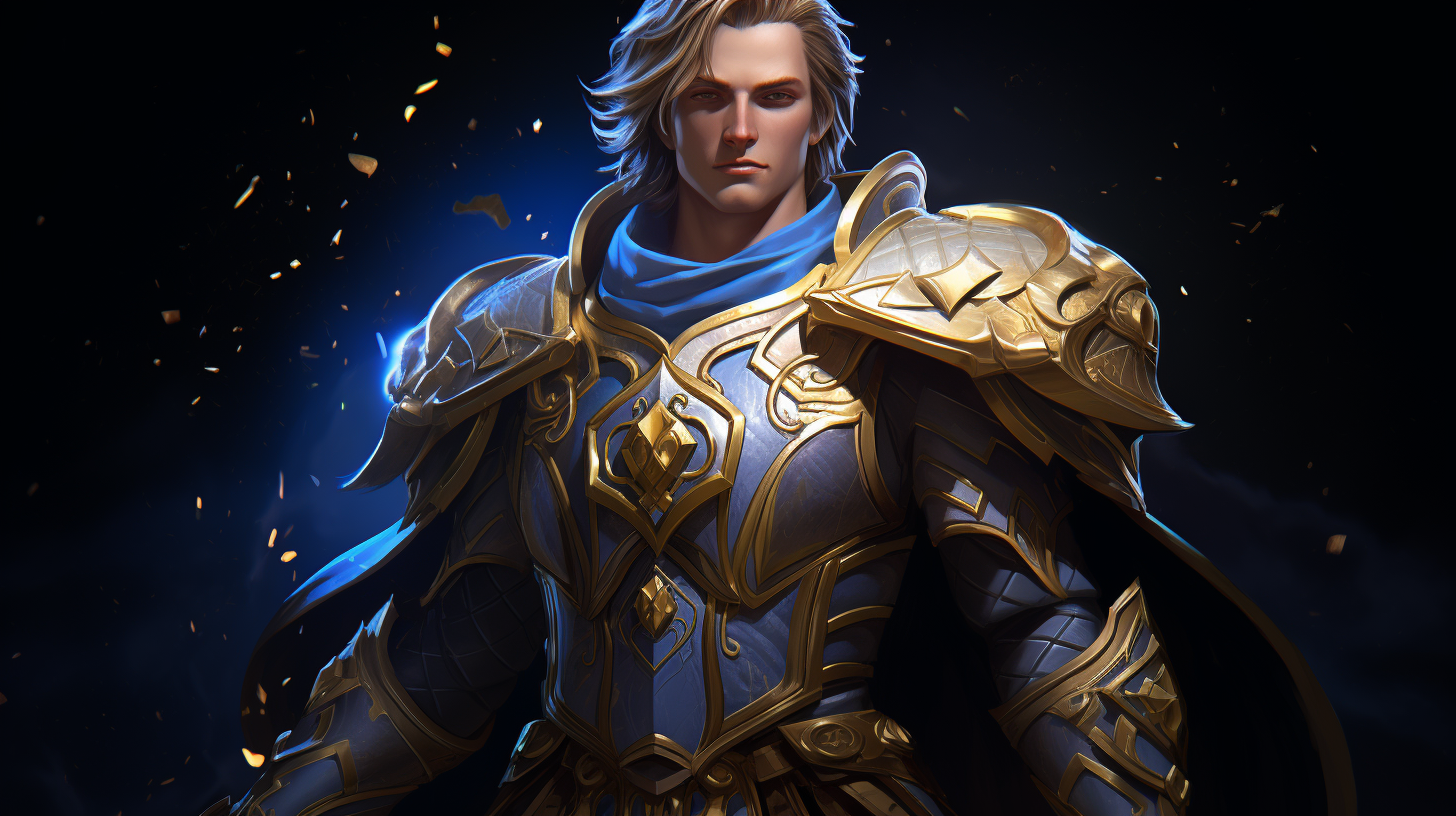 Anduin in the universe with stars