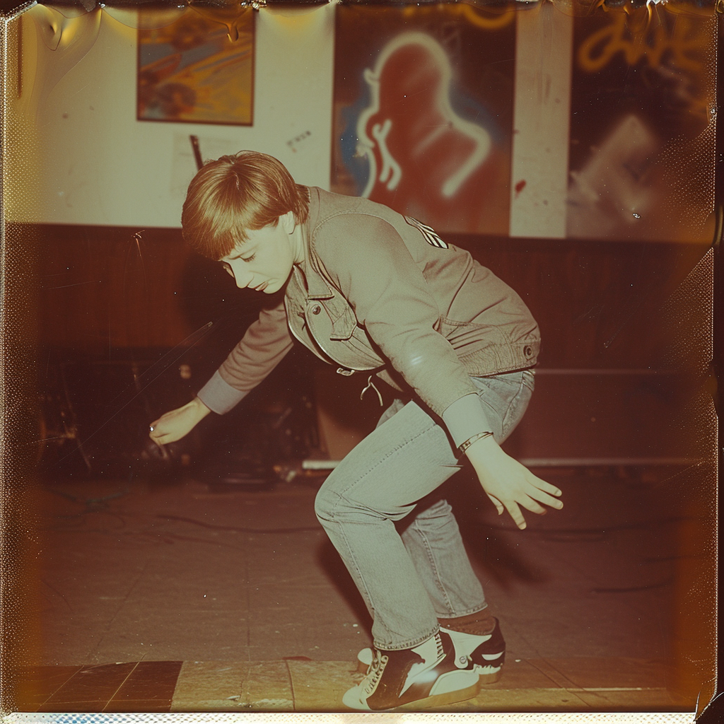 Angela Merkel Breakdancing Contest 1970s