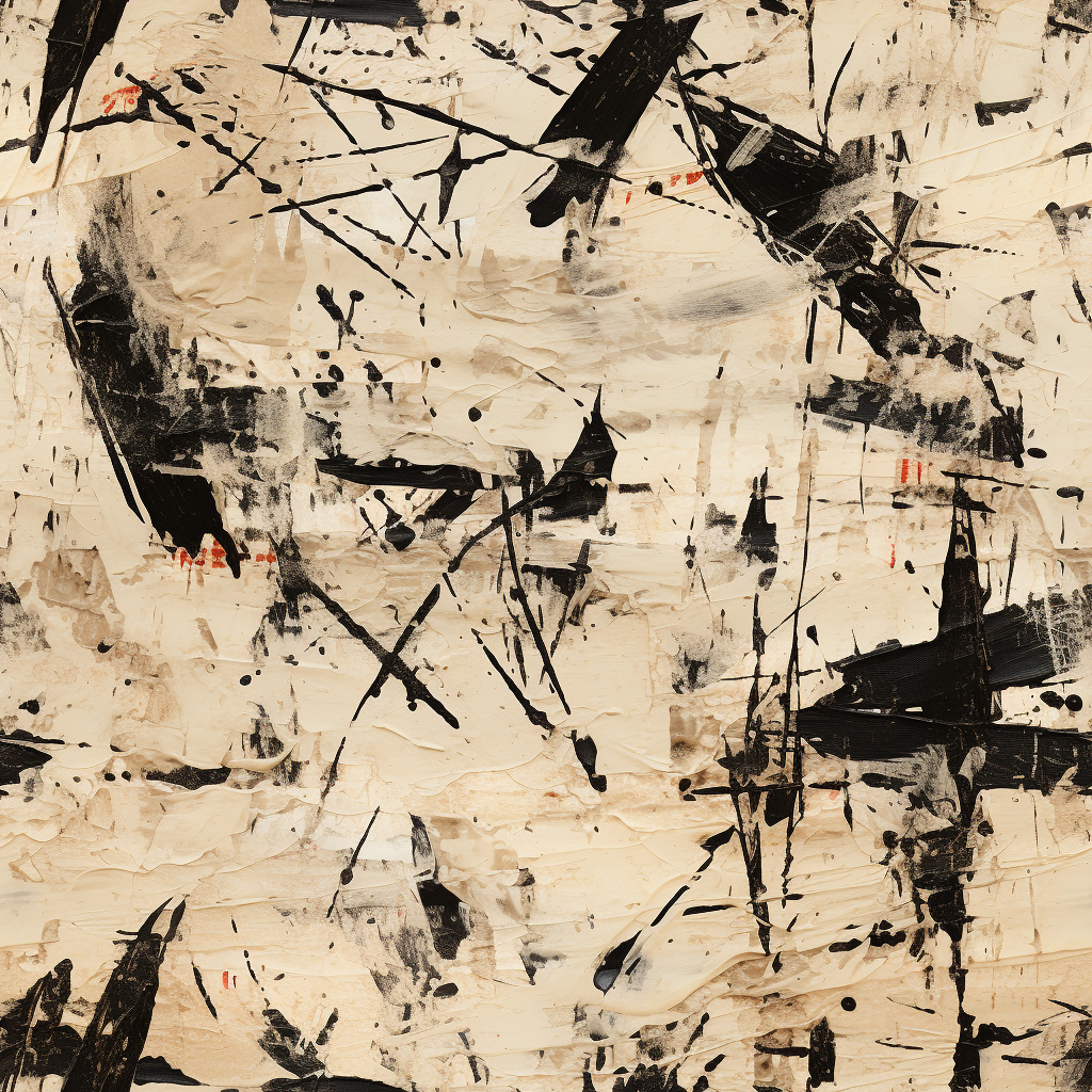 Antoni Tapies painting texture brush pattern