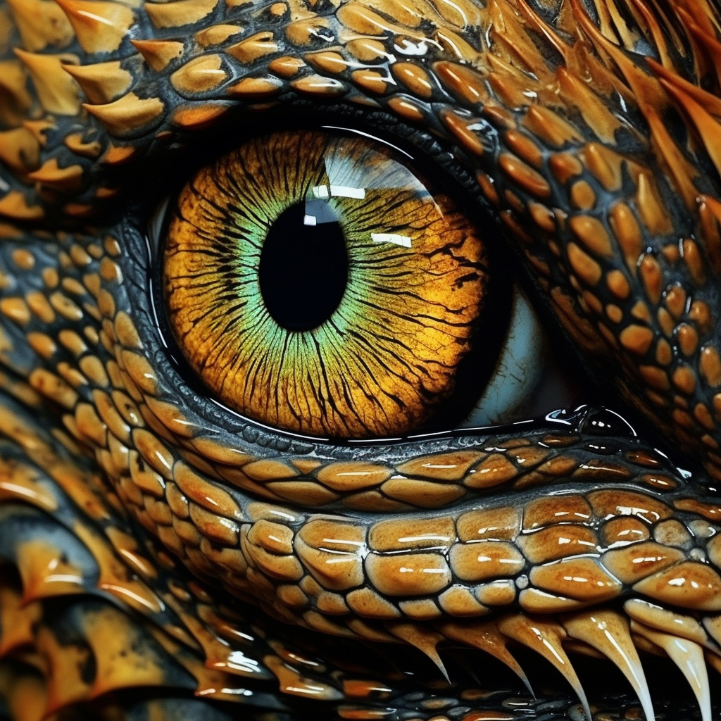 Eye of Apex Predator in Stunning Detail