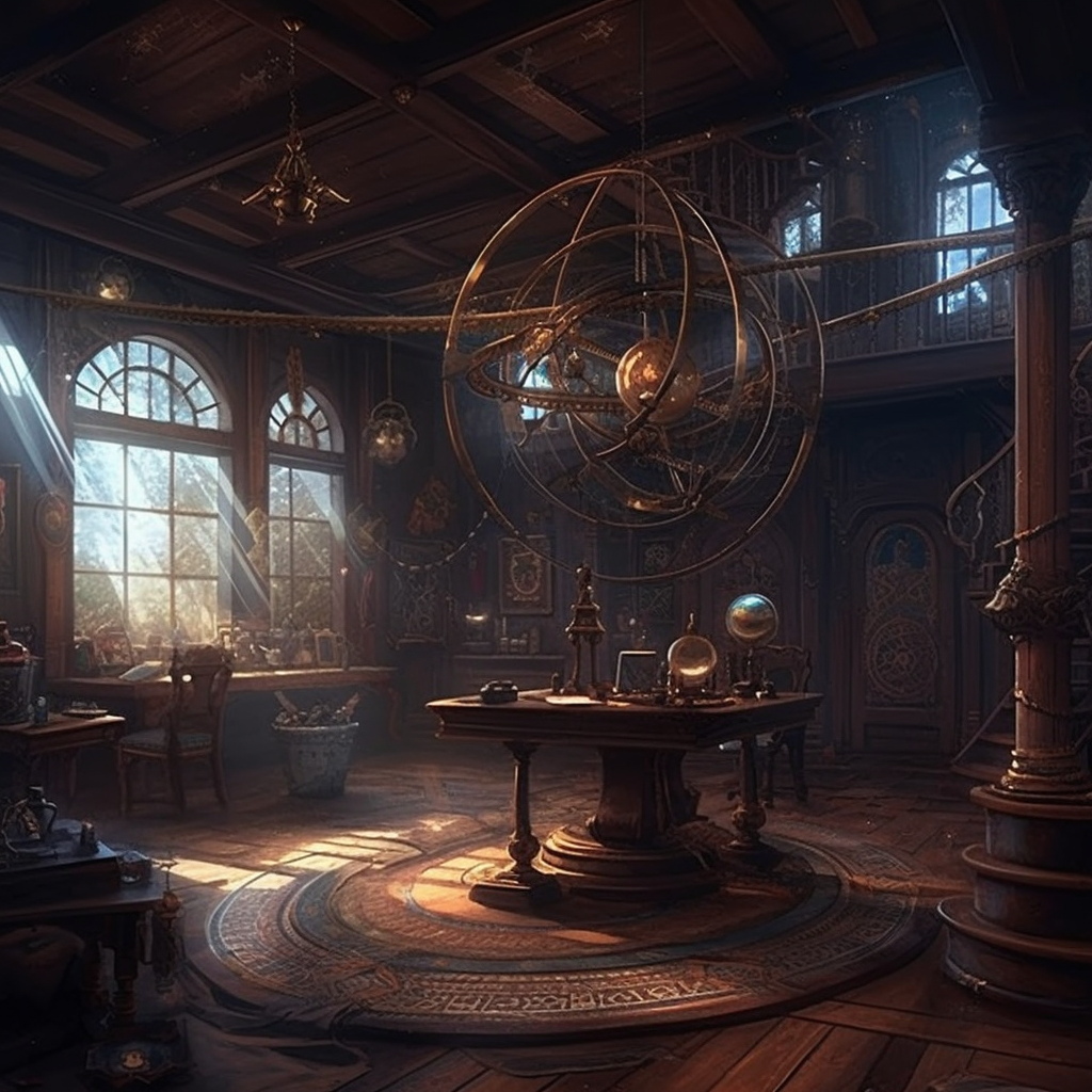 Arcane Orrery Room - Telescope - Magical Illumination