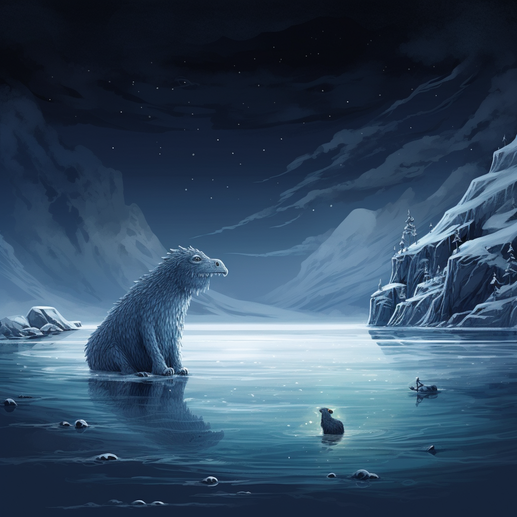 Illustration of an Arctic Monster