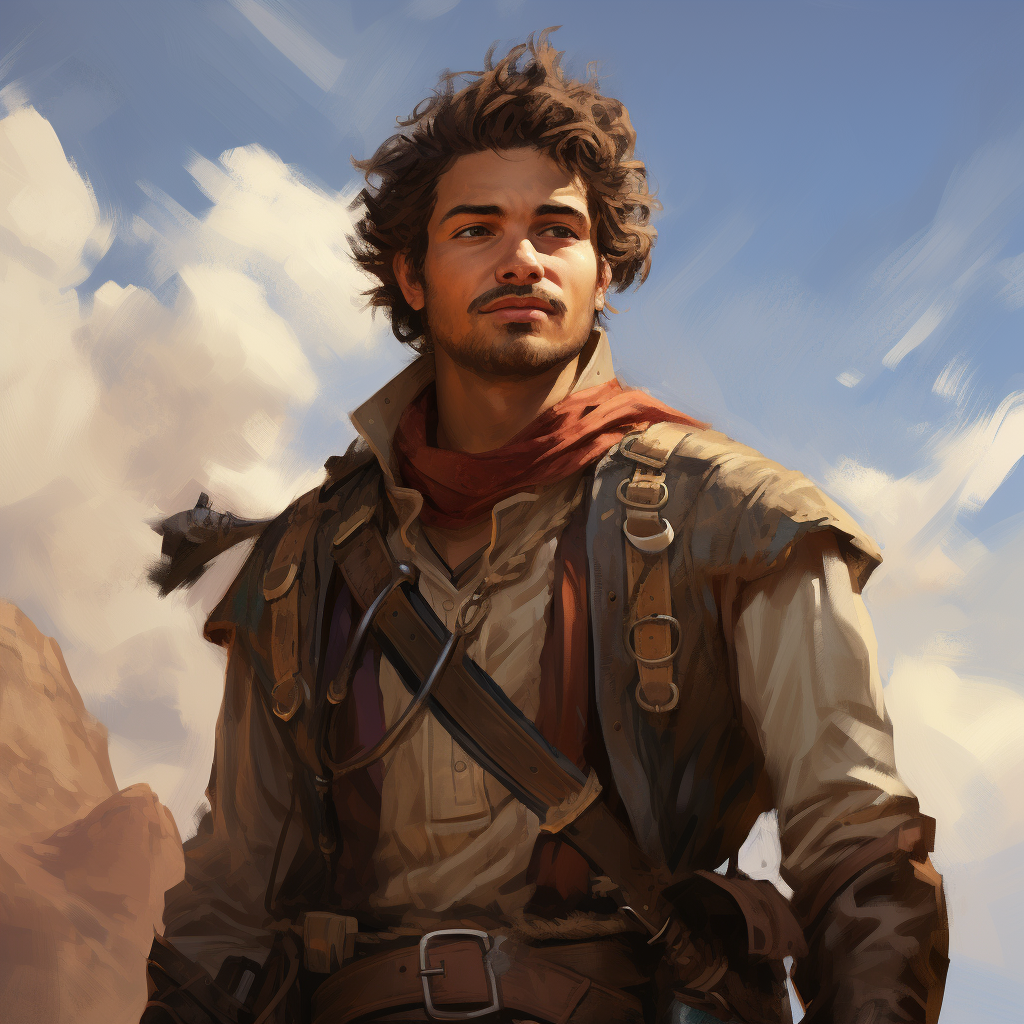 Argentinian Adventurer DnD Portrait Image