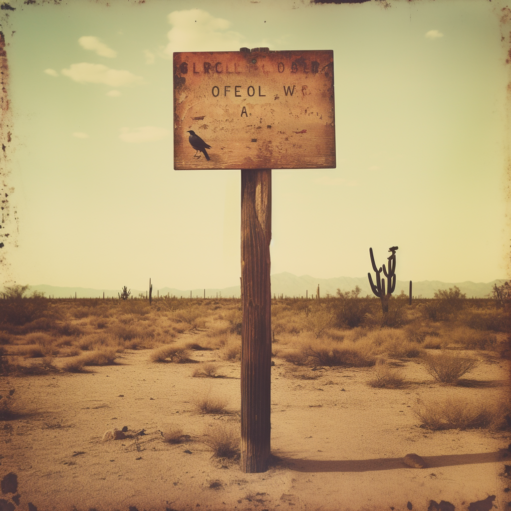 Arizona Sour Landscape with Wildlife