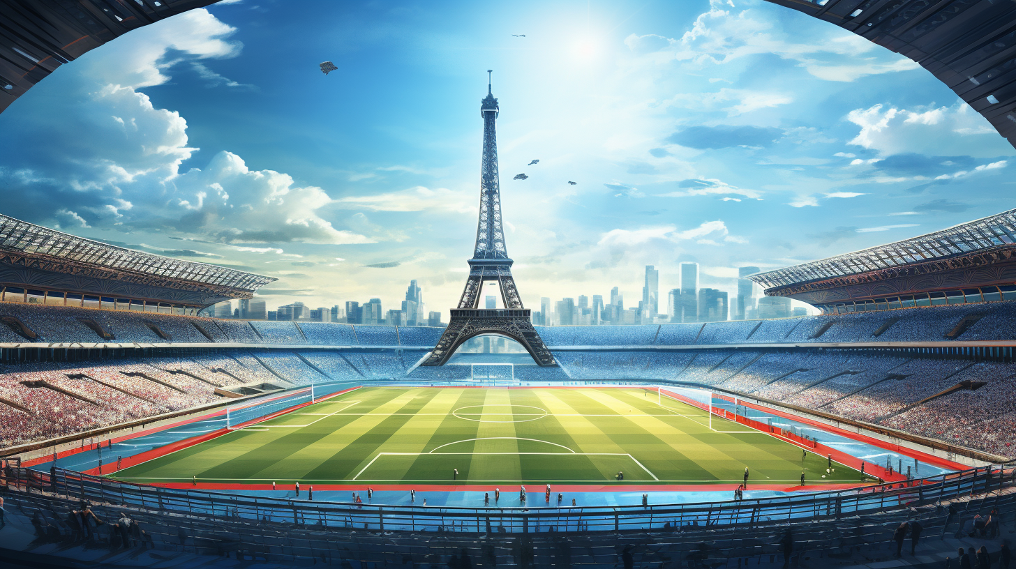 Athletic Stadium and Eifel Tower at OL 2024