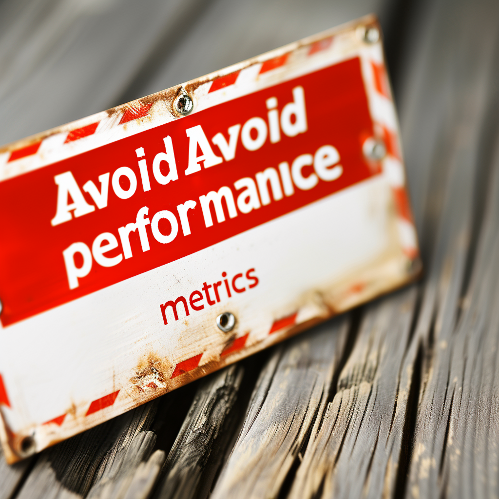 Avoid Established Performance Metrics