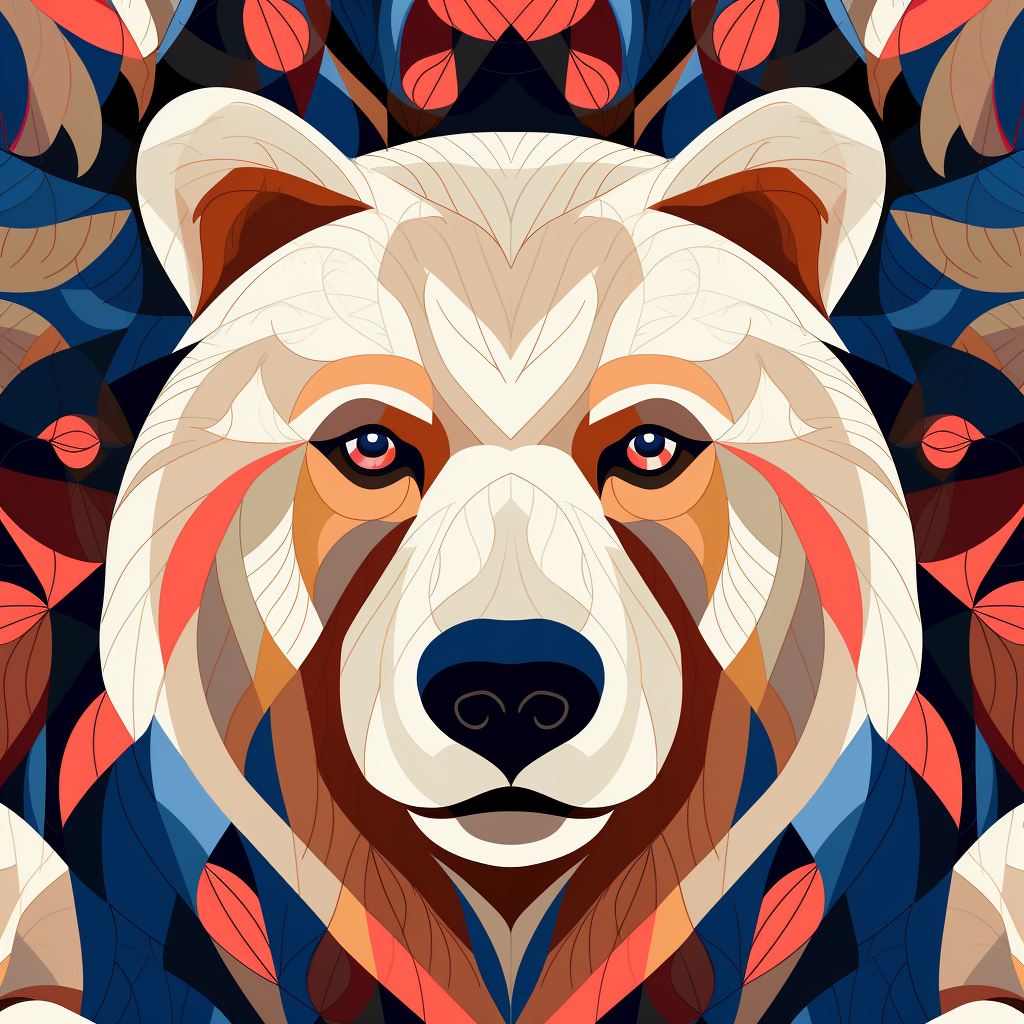 Cute bear pattern designs