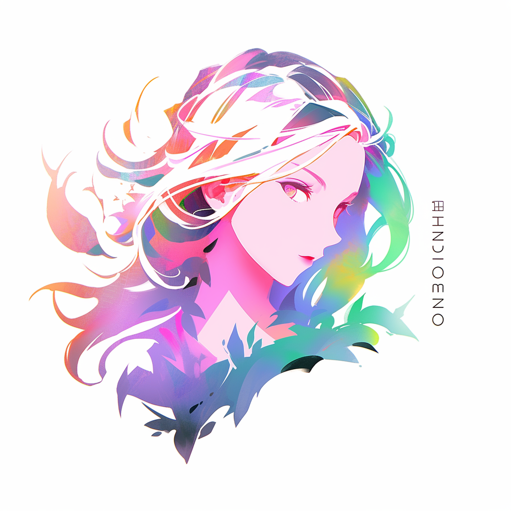 Beautiful woman logo picture