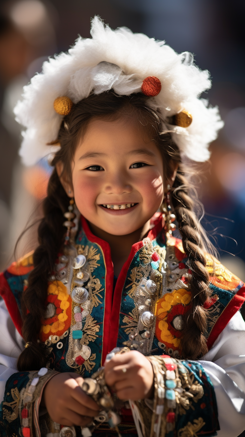 Traditional Bhutanese culture in the Mountain Festival