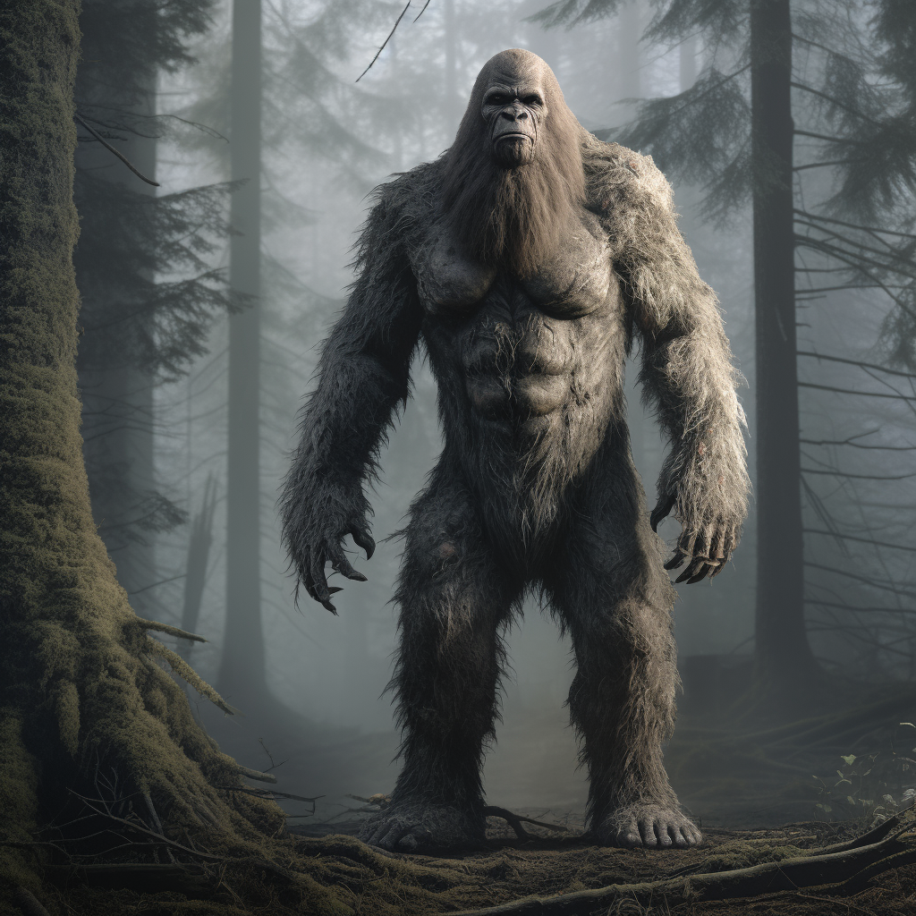 Bald Bigfoot Picture