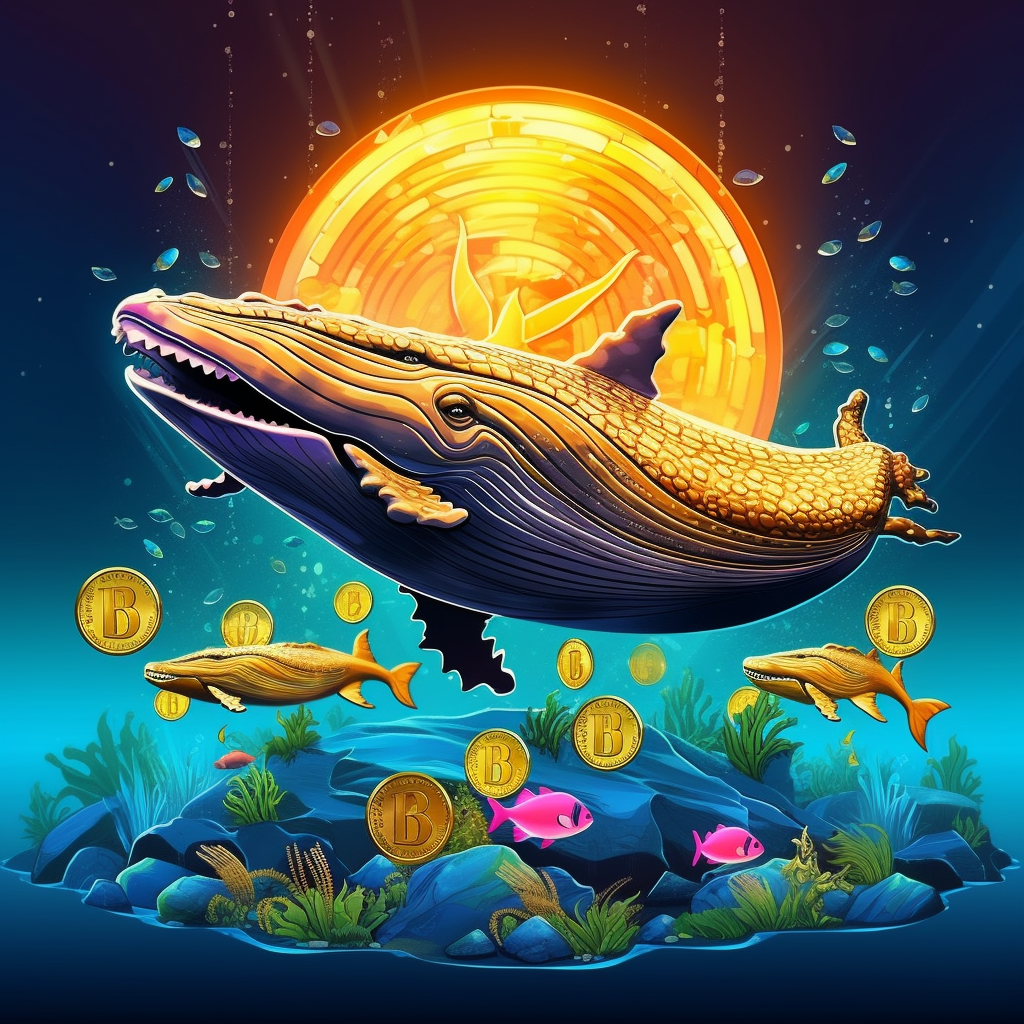 Bitcoin whale holding coins