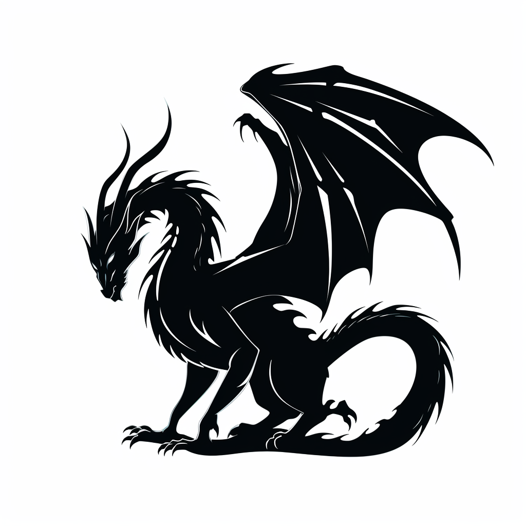 Black Dragon Silhouette