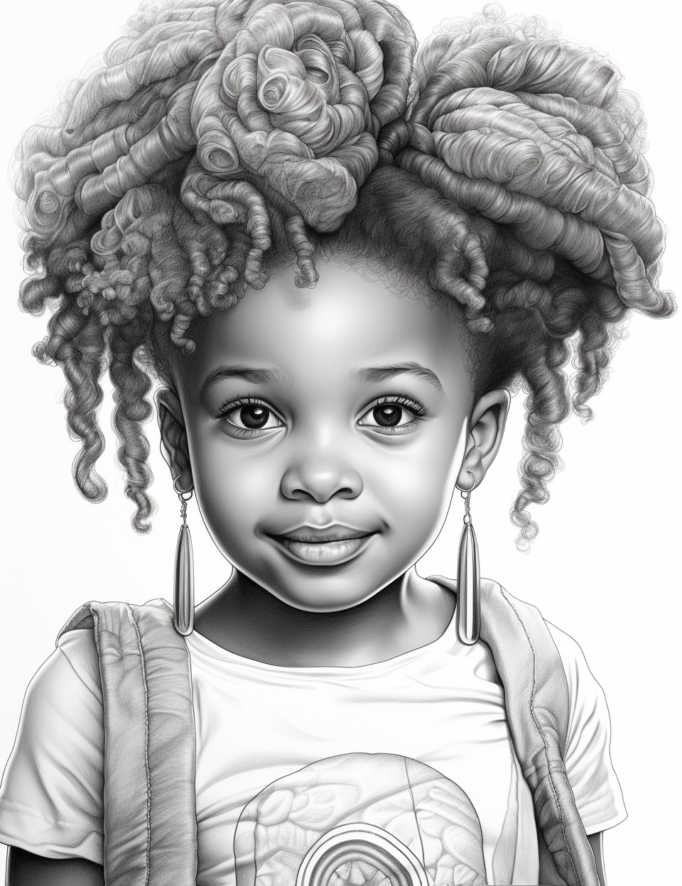 Black Kids Coloring Pages