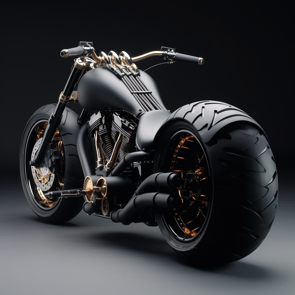 Harley Davidson Black Mass Motorcycle