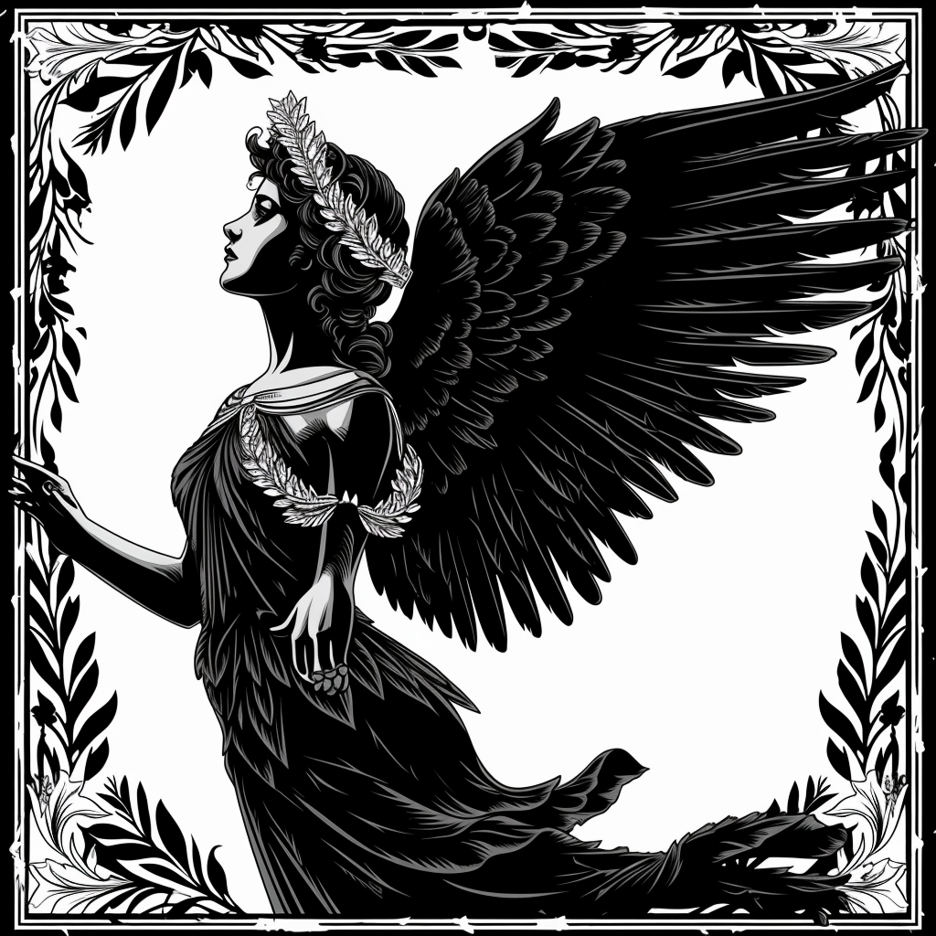 Nike Winged Goddess of Victory portrait