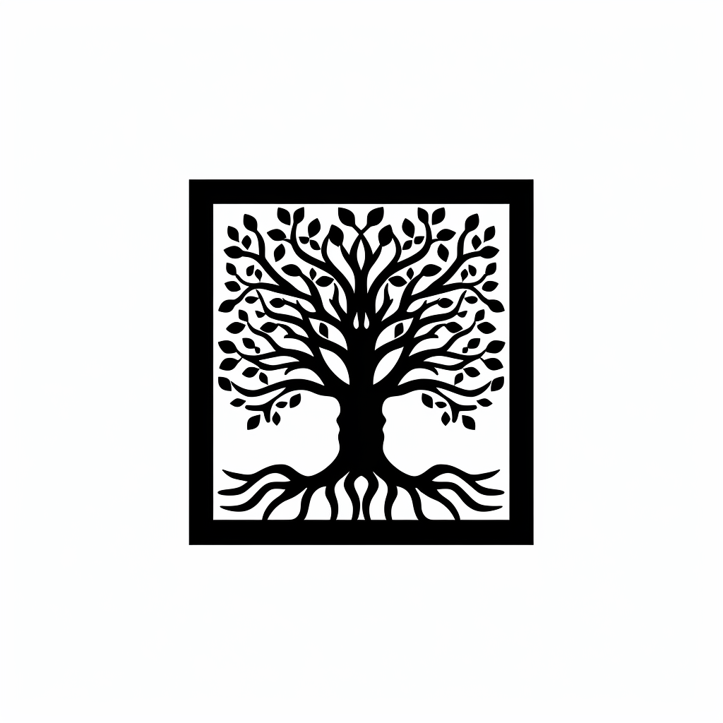 Logo blending tree and brain