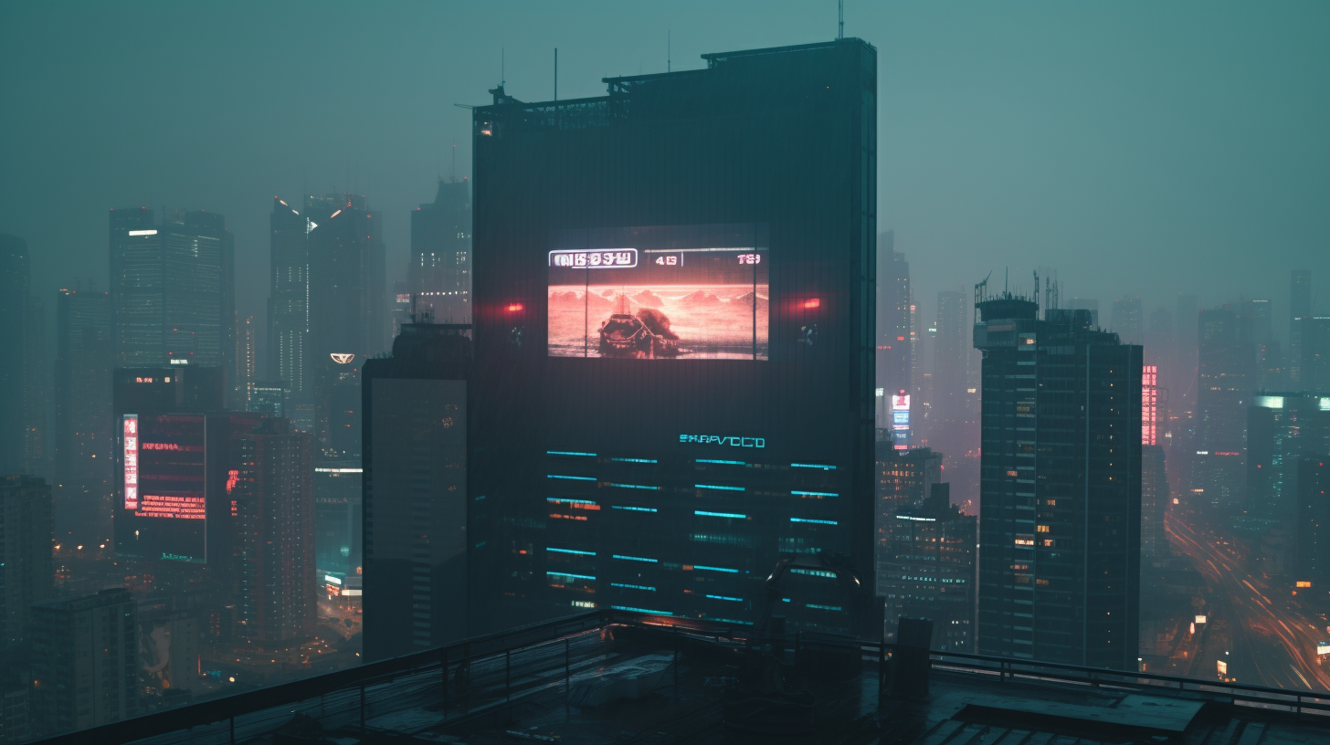 Blade Runner 2049 Skyscraper Billboard Image