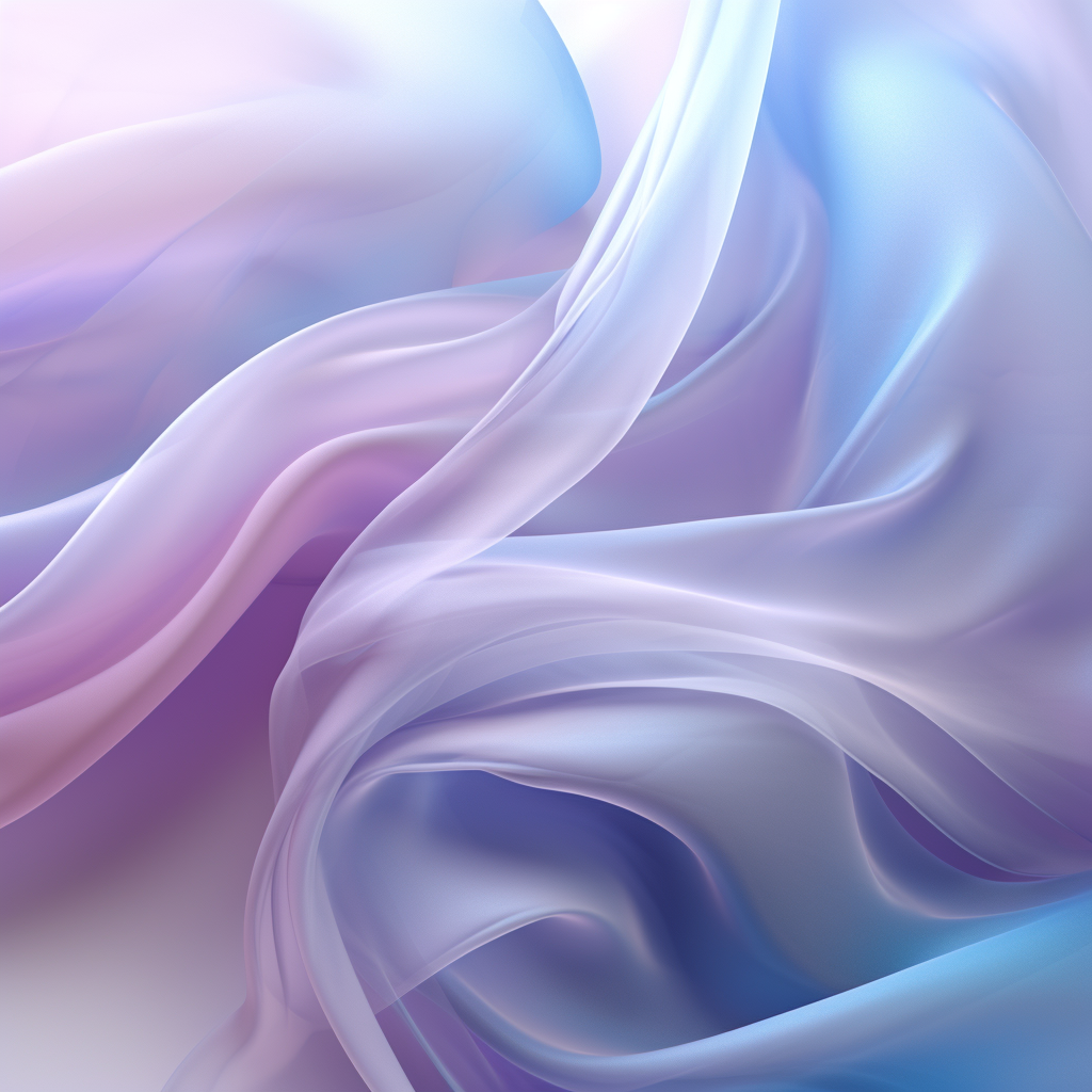 Abstract blue and purple ethereal illustration