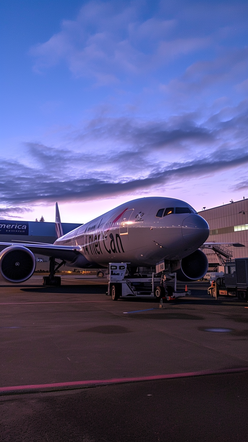 Boeing 777X American Eagle Paint Job