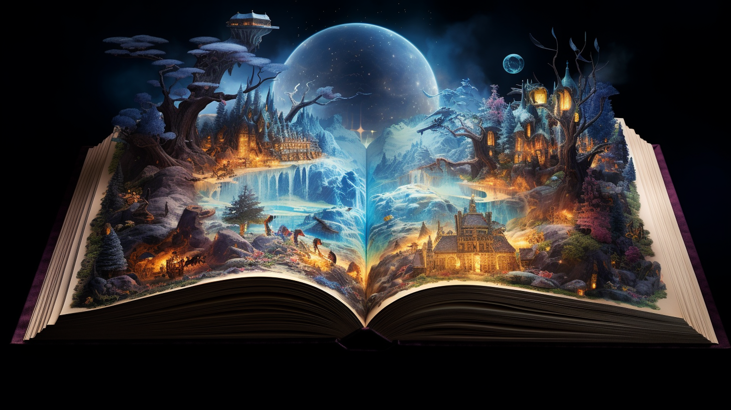 Book of Magic Transporting to Different Worlds