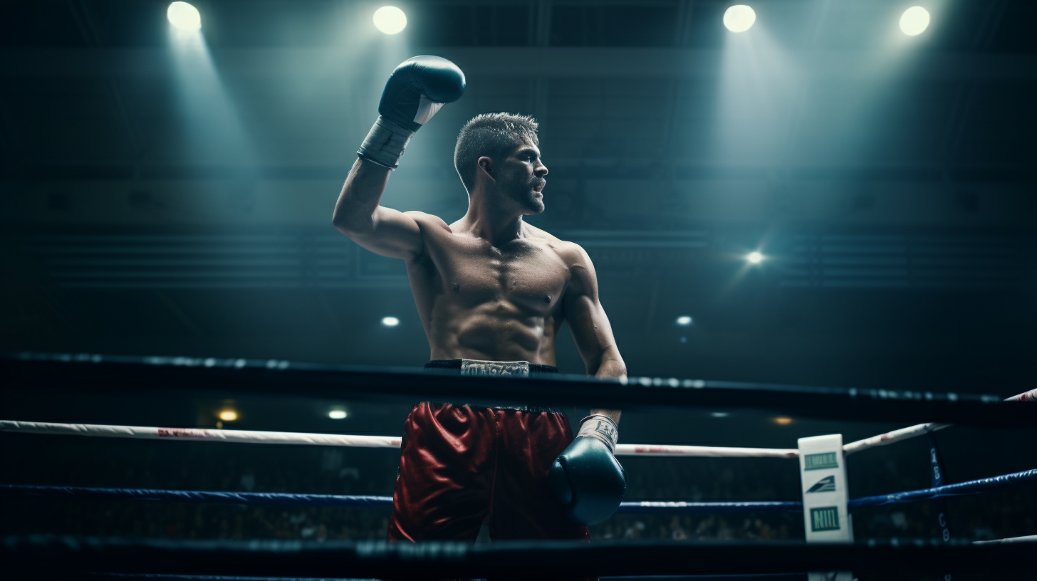 Bell Hitting Referee in Boxing Match