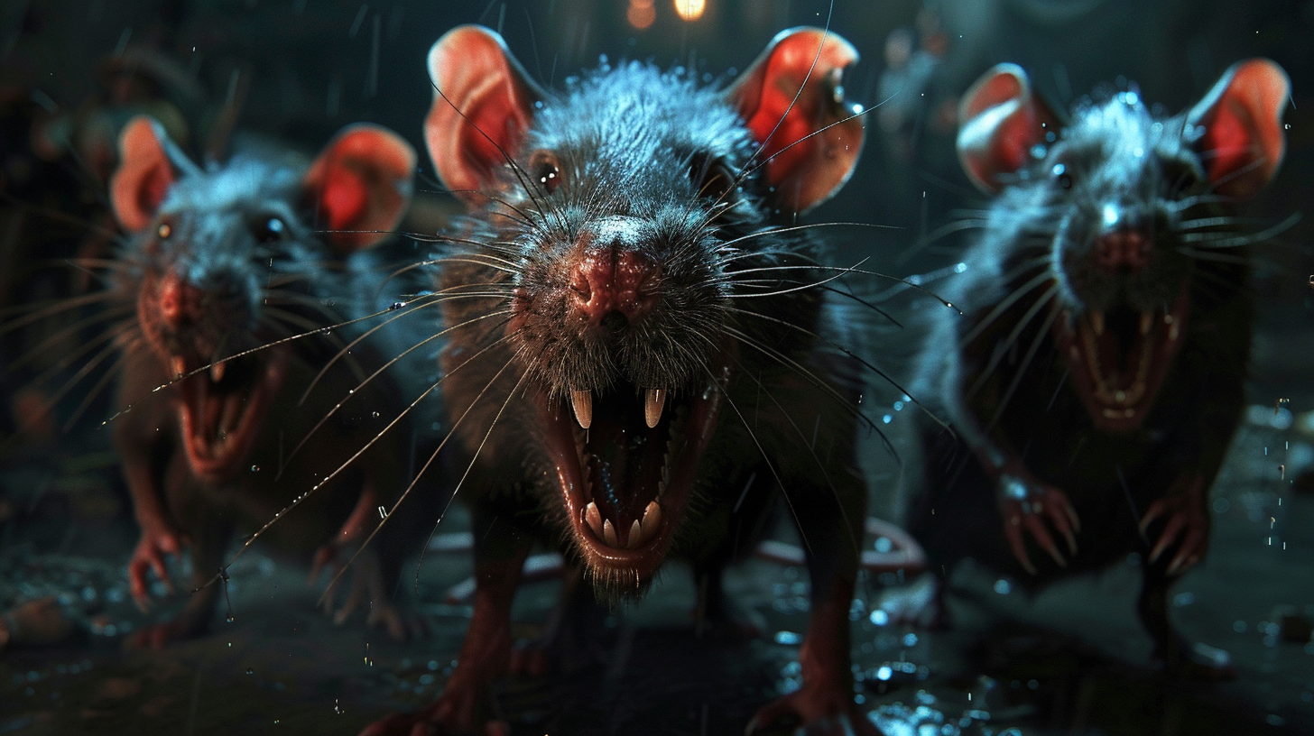 Bug Rats Frightening Children Image