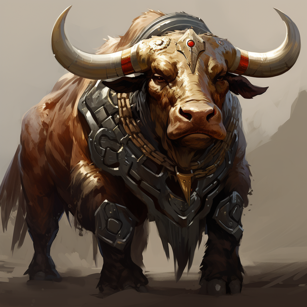 Majestic bull in D&D style ?